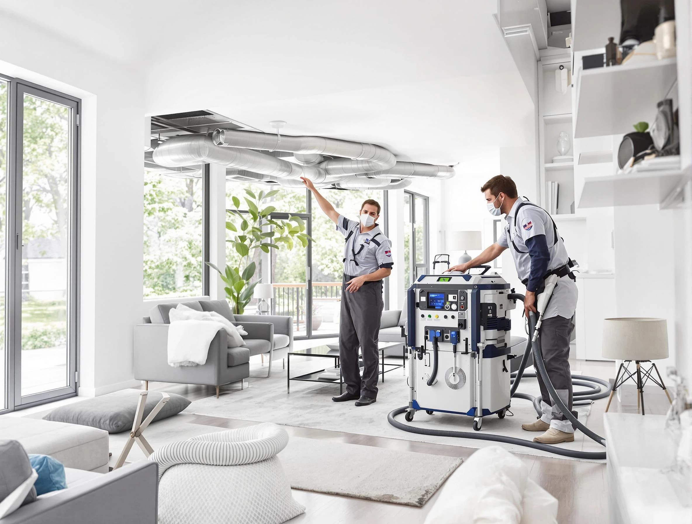 North Strabane Air Duct Cleaning professional conducting pure air duct cleaning with state-of-the-art equipment in North Strabane