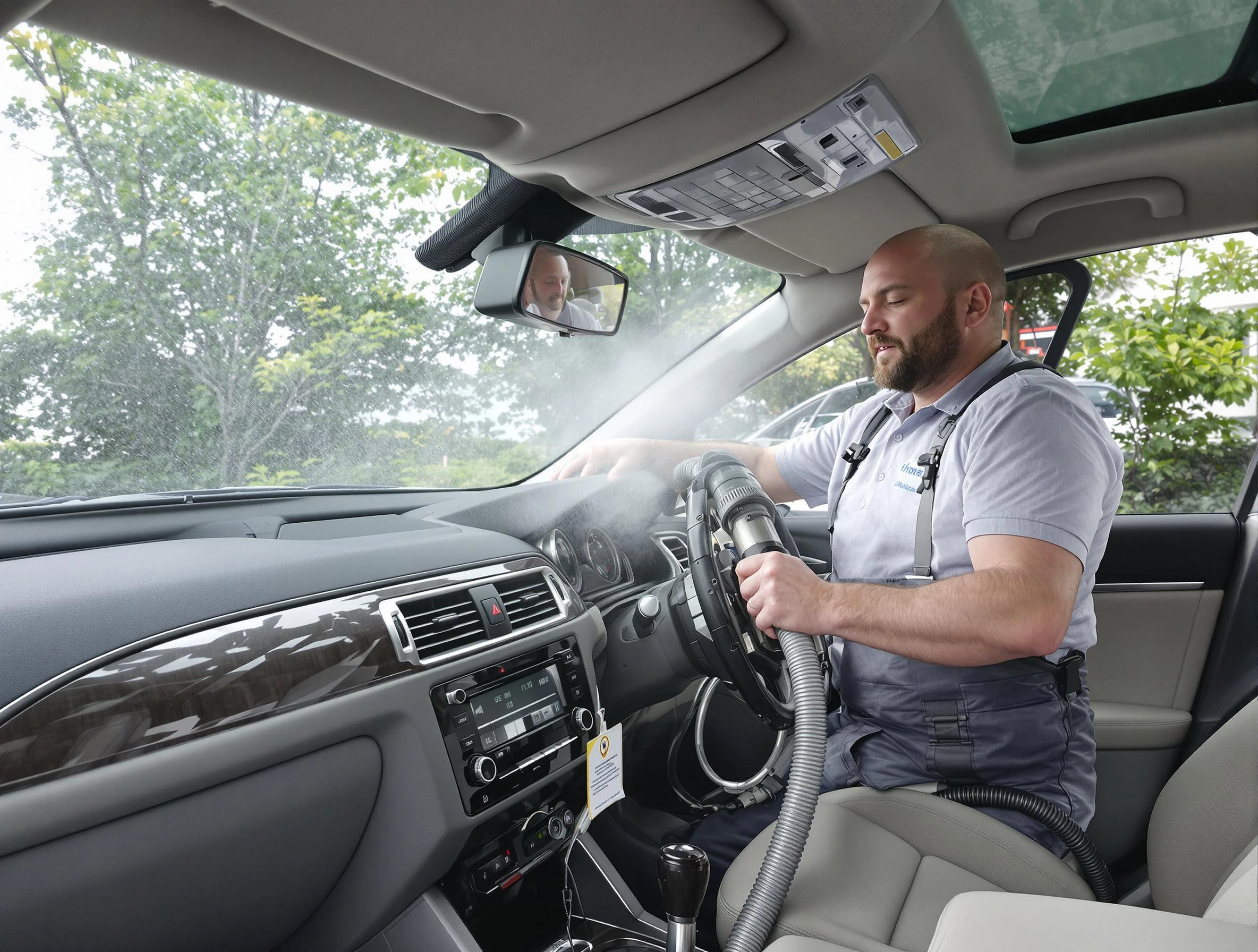 North Strabane Air Duct Cleaning specialist performing professional car duct cleaning in North Strabane