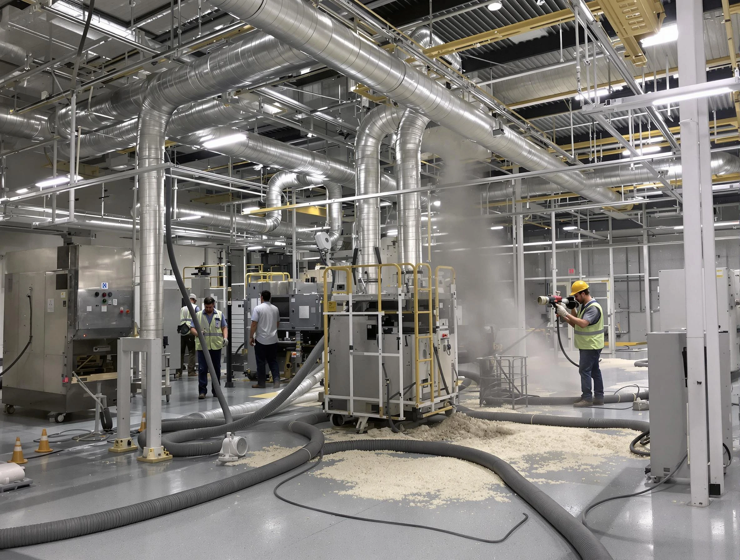 Heavy-duty industrial duct cleaning by North Strabane Air Duct Cleaning in North Strabane